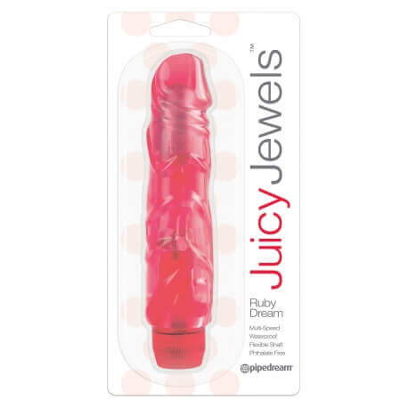 Vibratore Realistico Jelly JUICY JEWELS VIBE RUBY DREAM