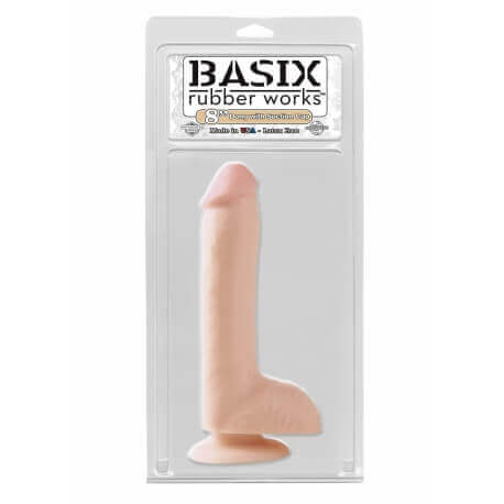 Foul Realistic Slim 8 Inch with Suction Cup Basix