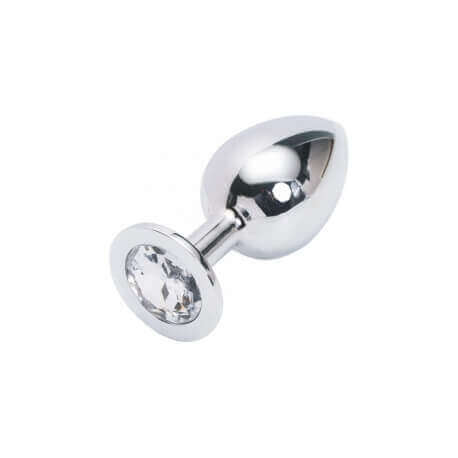 Plug anal silver small 7.5 cm